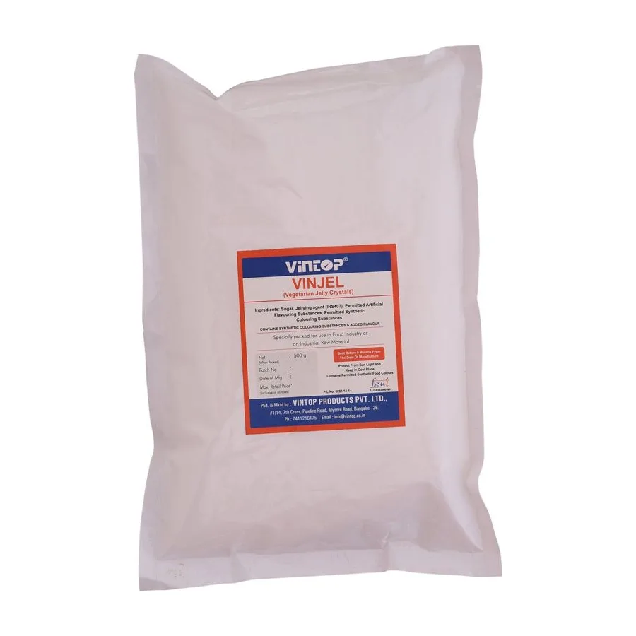 VinJel Vegetarian Jelly Crystals pack